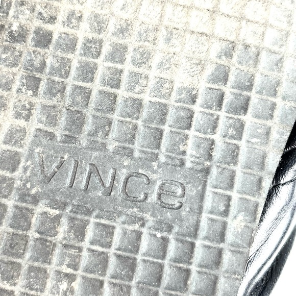 Vince Orson Black Criss Cross Slide Sandals - Picture 7 of 11